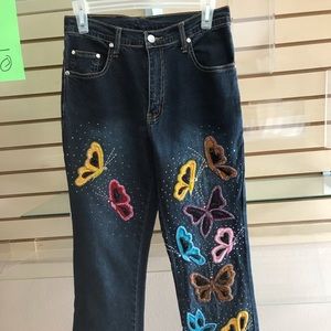 Embroidered Jeans